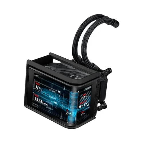 Asus ROG Ryuo IV SLC 360mm ARGB CPU Liquid Cooler with Curved Display